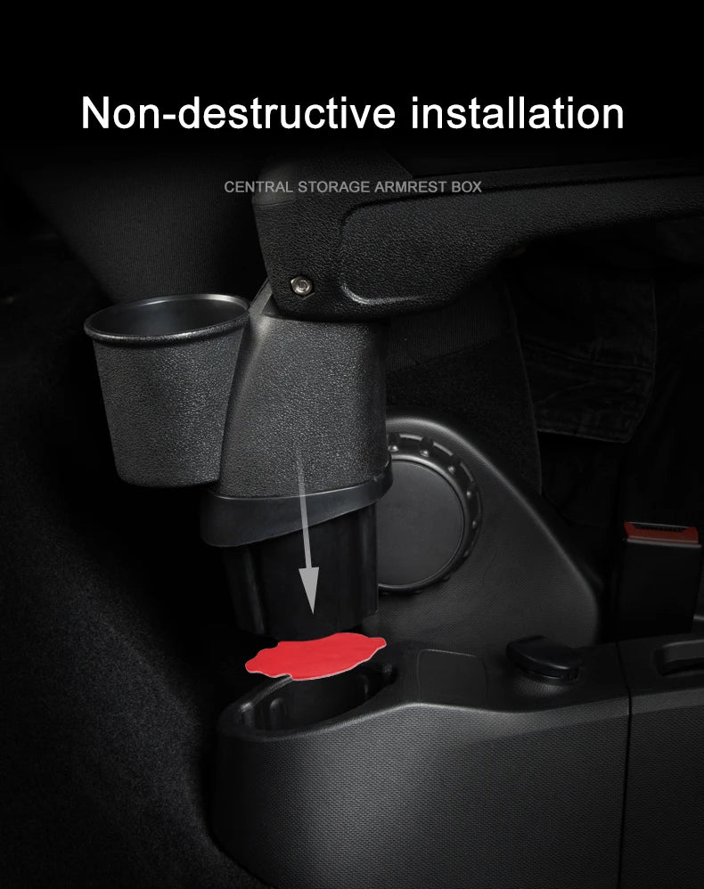 Car Central Control Armrest Storage Box For Mercedes New Smart 453 Fortwo Forfour Car Accessories Interior Stowing Tidying