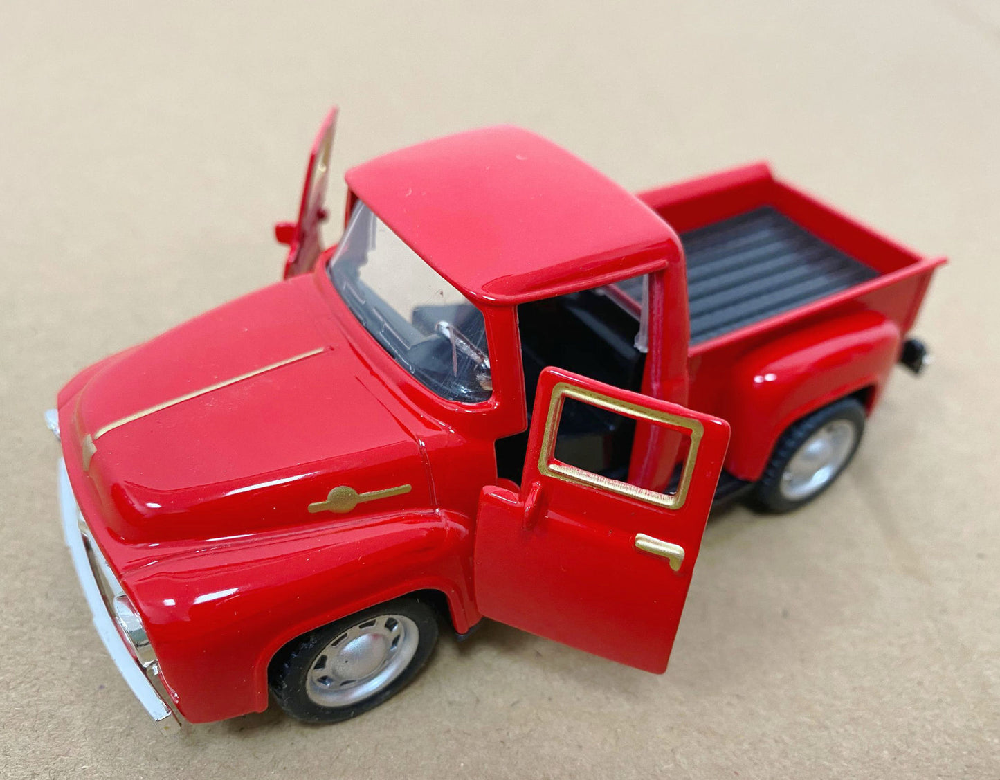 10pcs Hot Vintage Car Red Truck Toy Vintage Car Alloy Pickup Truck Children's Toy Christmas Birthday Christmas Gift New