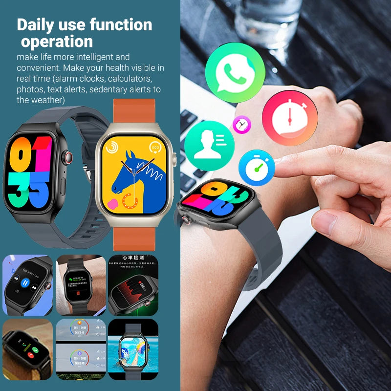 Smart Watch, Android IOS, Male/Women Watch, Call, Message Reminder, 2 ...