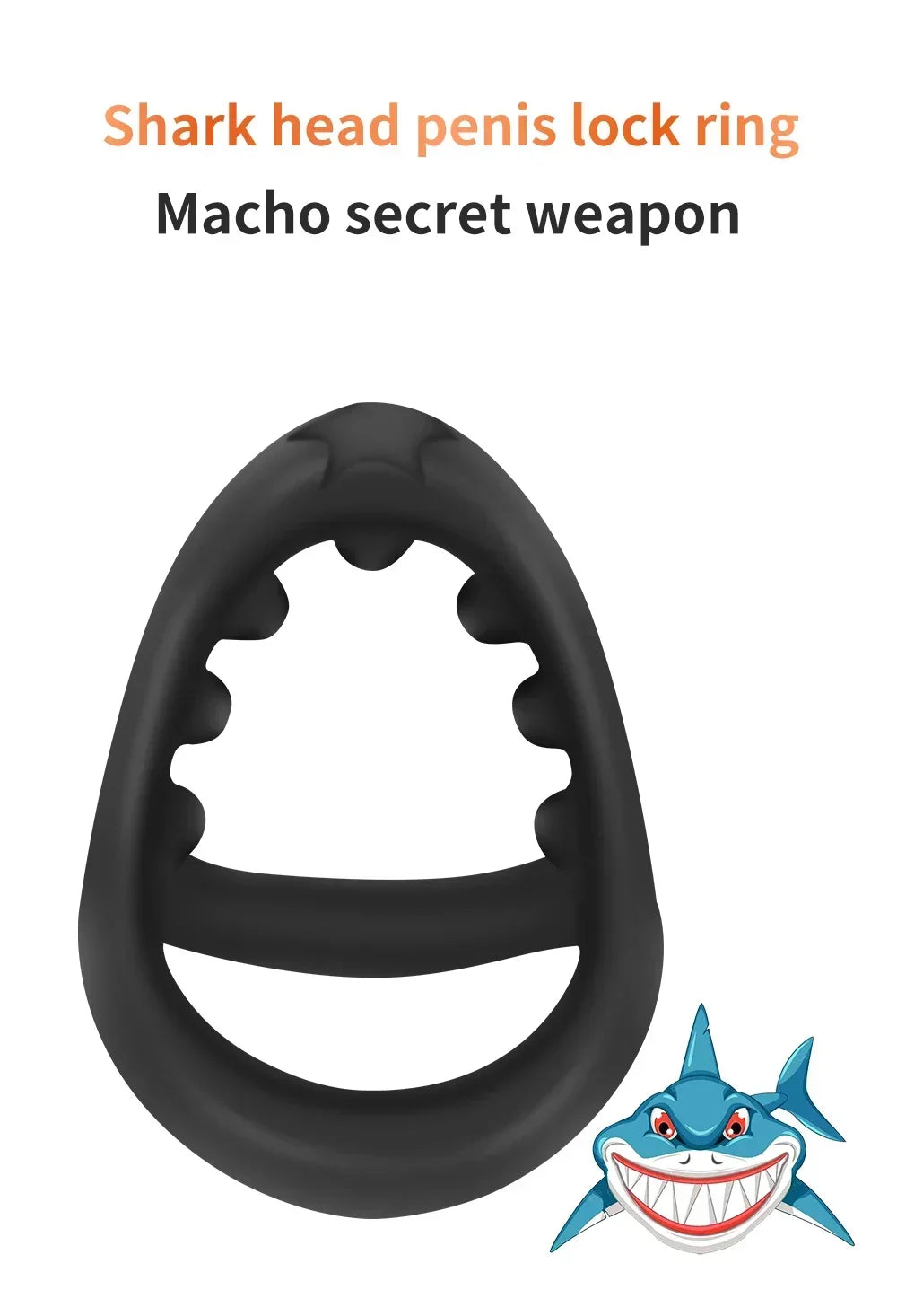 Silicone Penis Rings Cock Ring Erection Enhancing Triangular Penis Ring With Massage Beads Delayed Ejaculation Sex Toys For Men