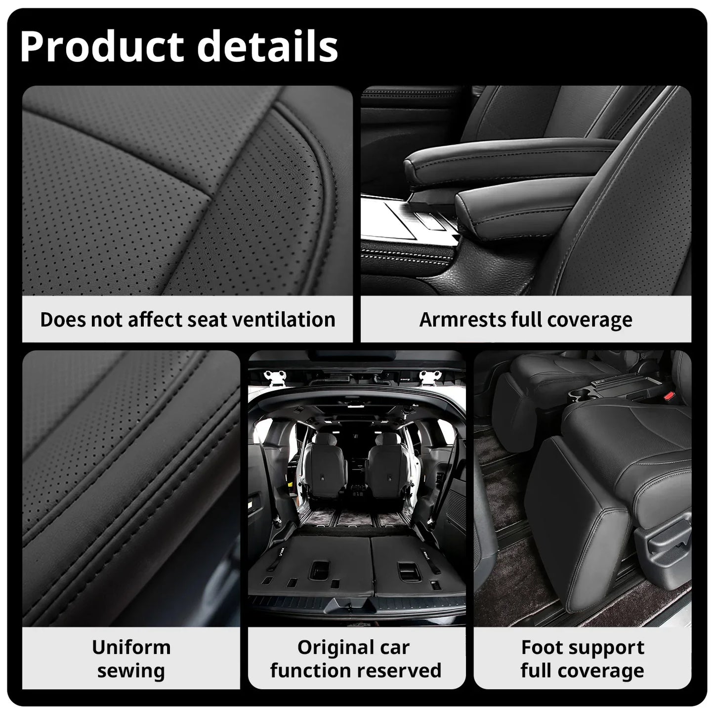 Suitable for Toyota Sienna 2021 2022 2023 2024 car seat covers skin full set truck cover Platinum LE XLE XSE Woodland 7/8 seat
