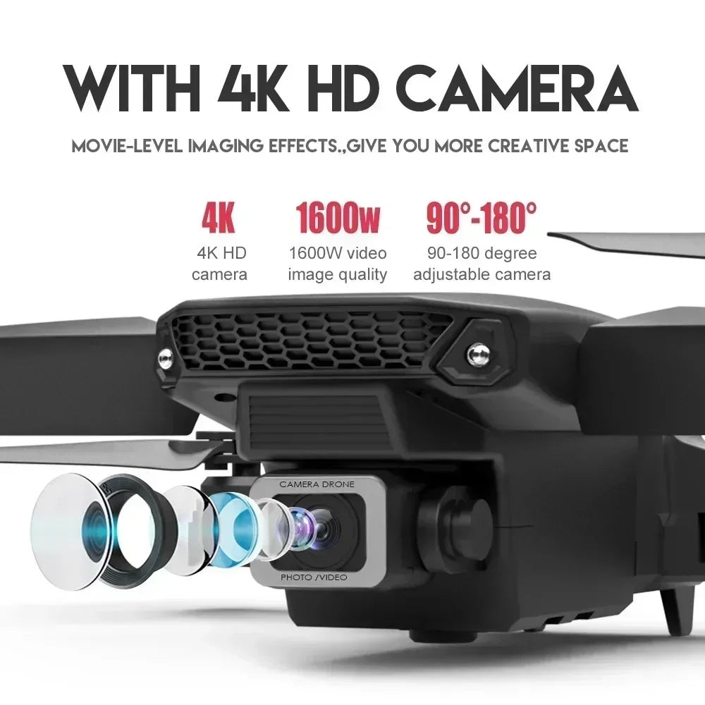 2024 E88Pro RC Drone 4K Professinal With 1080P Wide Angle HD Camera Fo NairoMarket