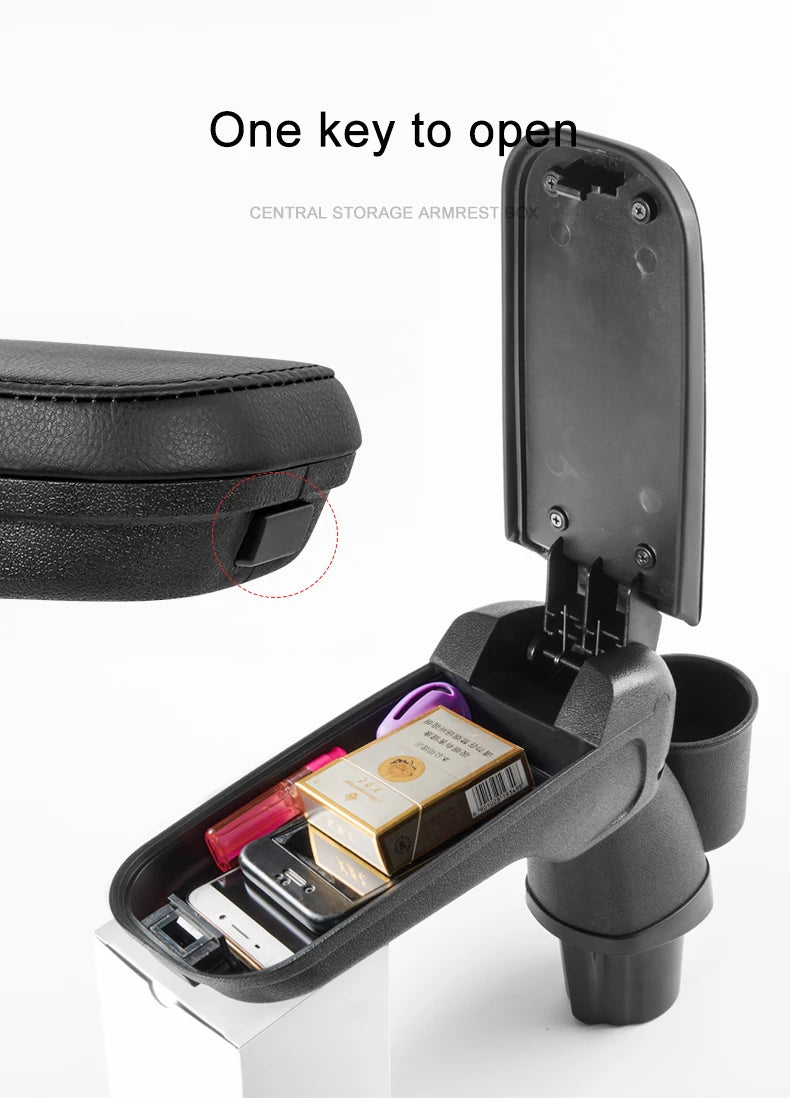 Car Central Control Armrest Storage Box For Mercedes New Smart 453 Fortwo Forfour Car Accessories Interior Stowing Tidying