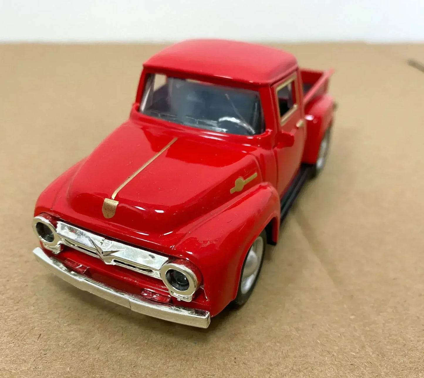 10pcs Hot Vintage Car Red Truck Toy Vintage Car Alloy Pickup Truck Children's Toy Christmas Birthday Christmas Gift New