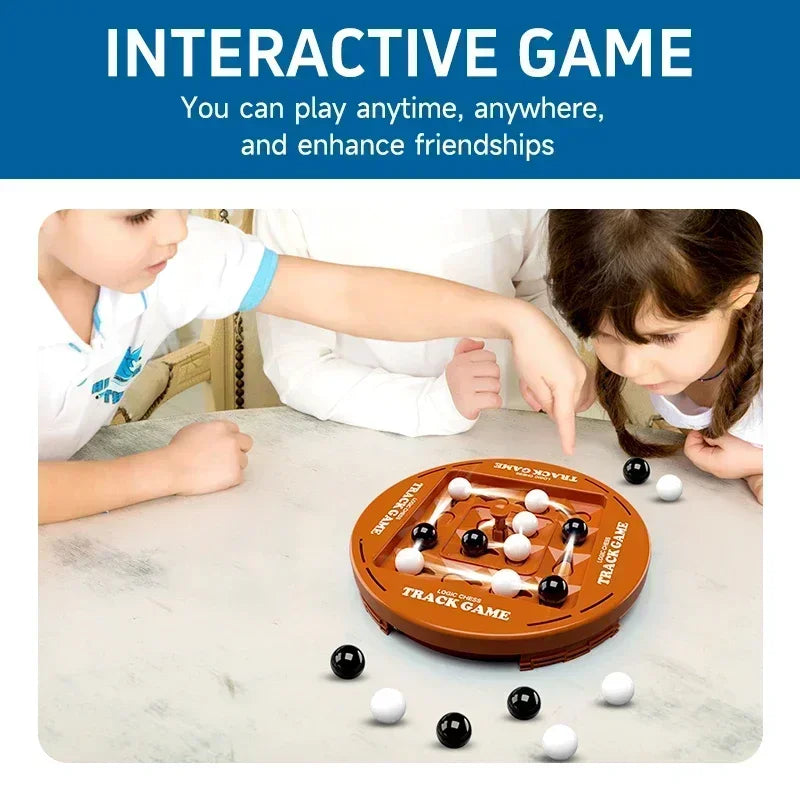 New Track Logic Chess Pair Battle Black and White Go Children's Thinking Training Brainstorming Board Game Party Toy Gifts