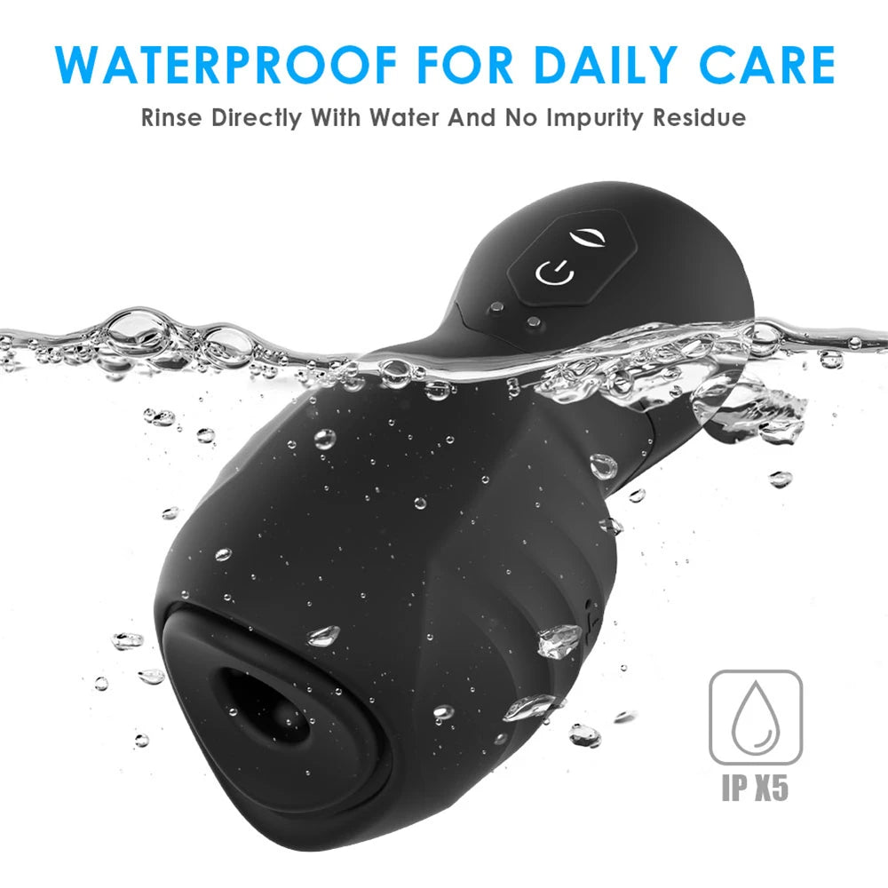 Automatic Male Masturbator Vagina Pussy Sucking Vibration Massager Real Penis Blowjob Masturbation Cup Adult Sex Toys For Men18