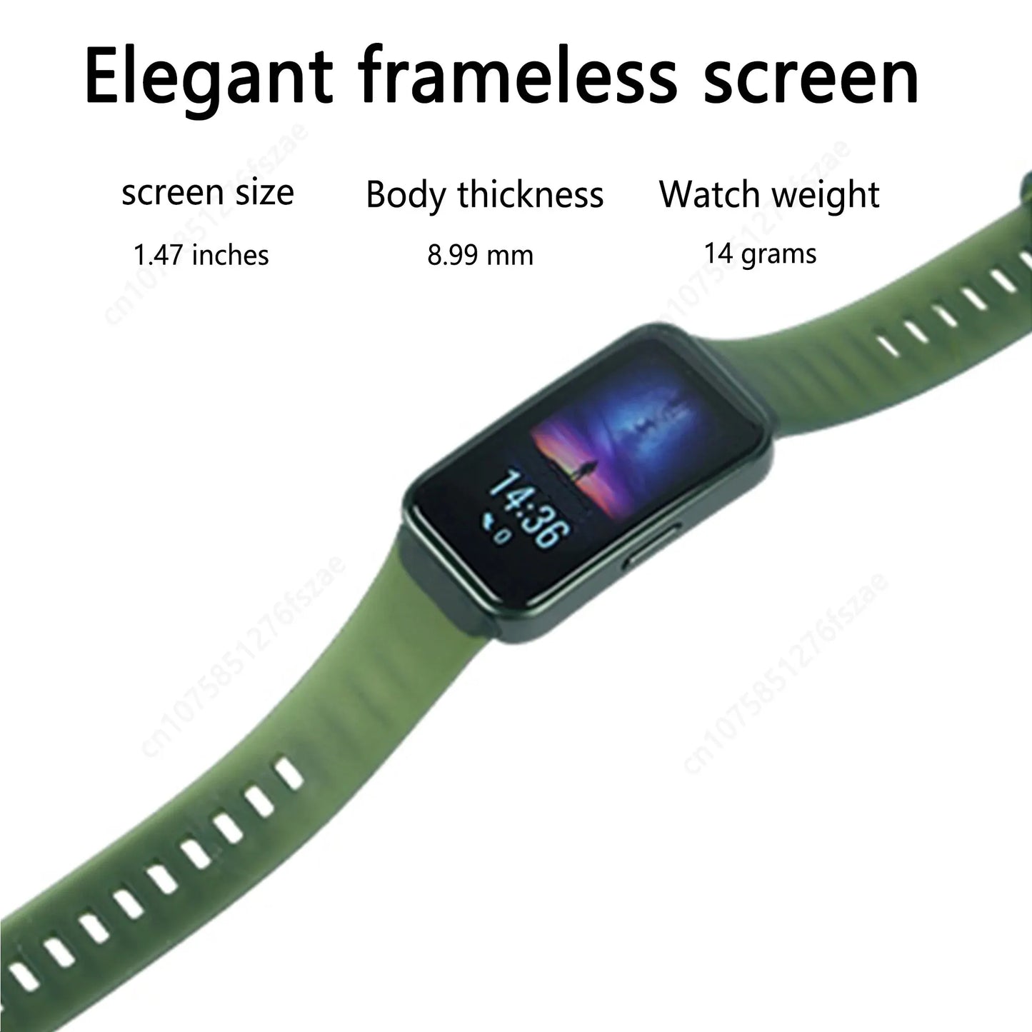 2023 New Original HUAWEI Band 8 Smart Band All day Blood Oxygen 1.47 AMOLED Screen Heart Rate Smartband 2 Weeks Battery Life