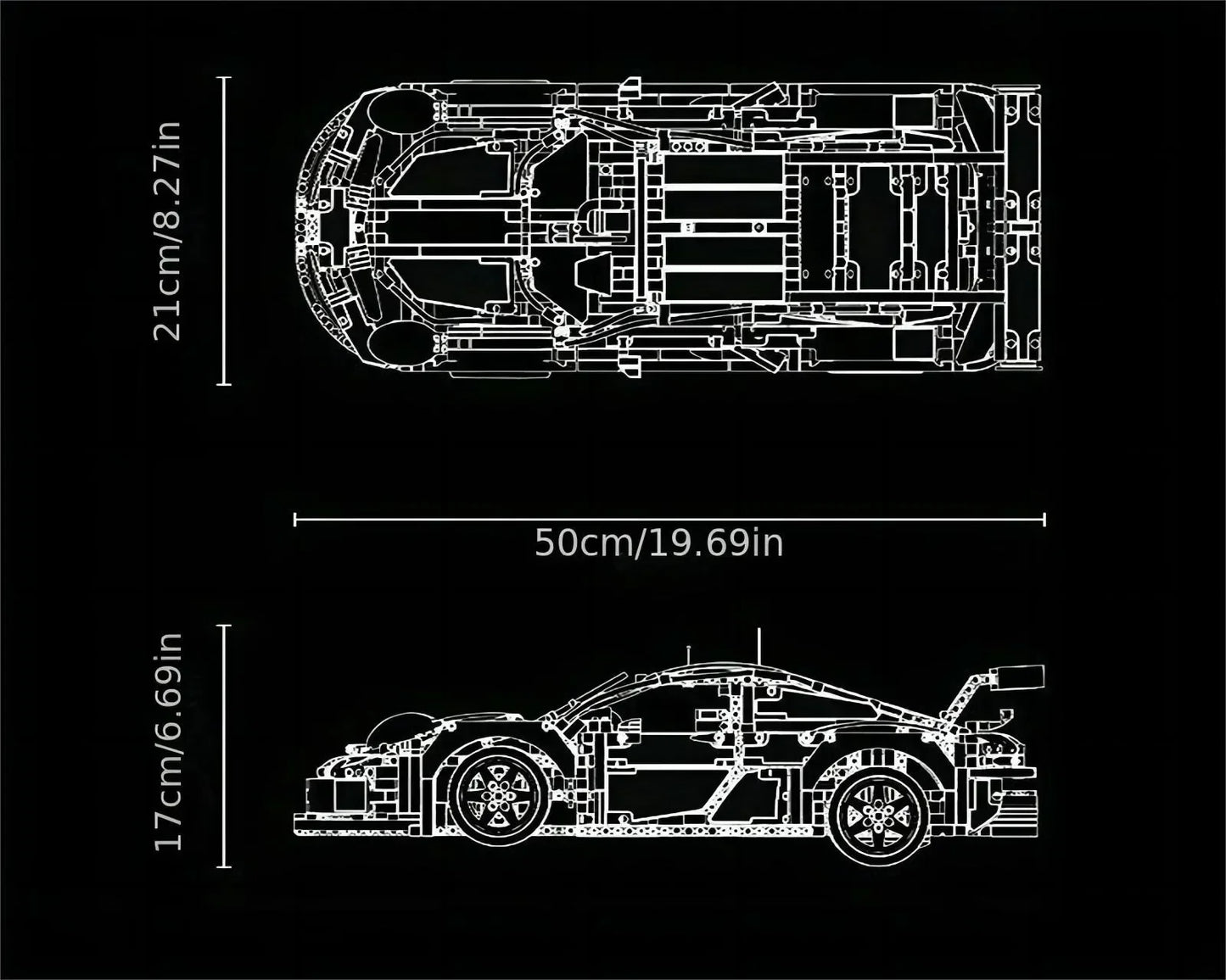 New 1580pcs Classic Racing Car Building Block Toy Education DIY Racing Block Christmas Gift Children's Puzzle Toy Game