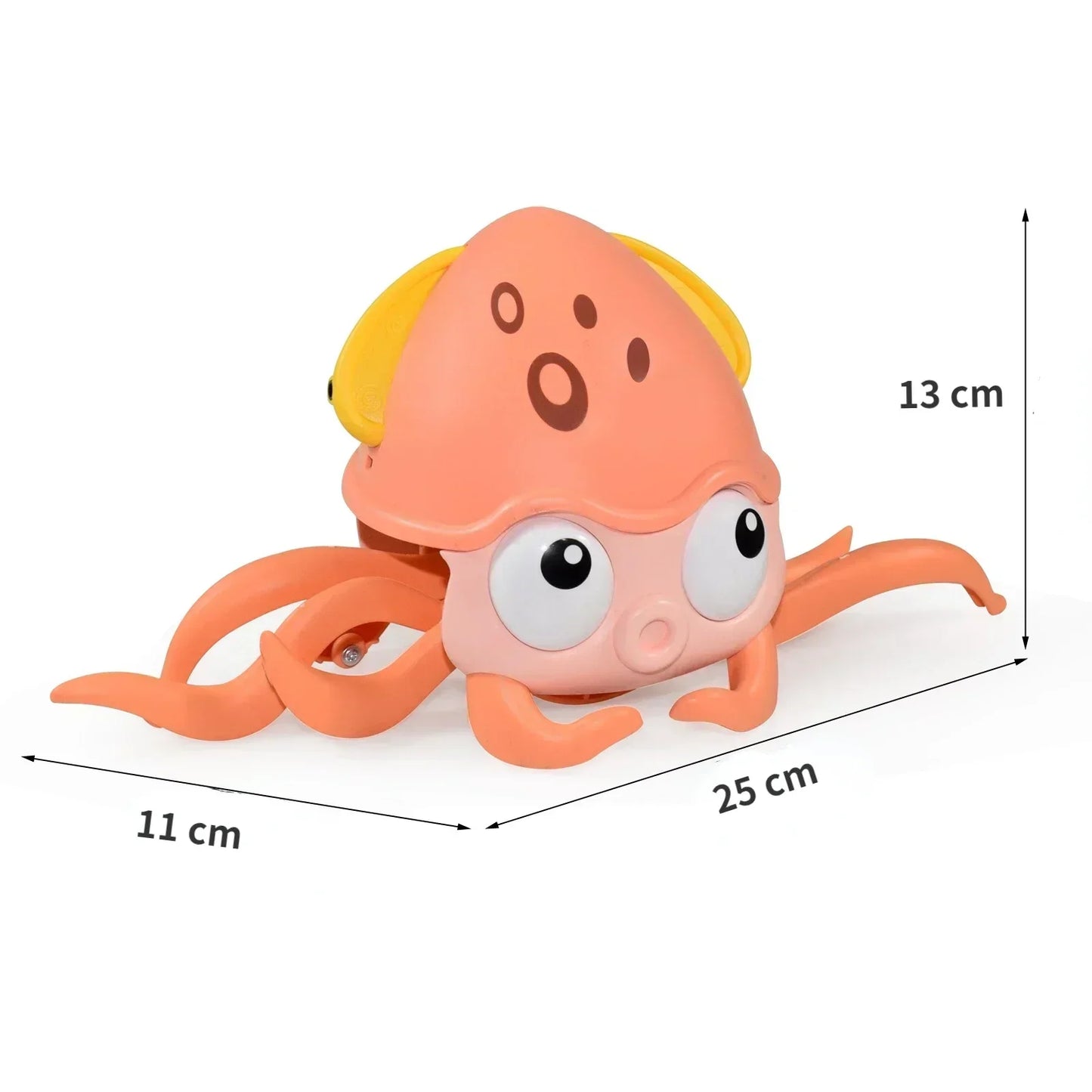 Escape Induction Crab Octopus Crawling Toy Baby Electronic Pets Musical Toys Educational Toddler Moving Toy Kids Christmas Gift