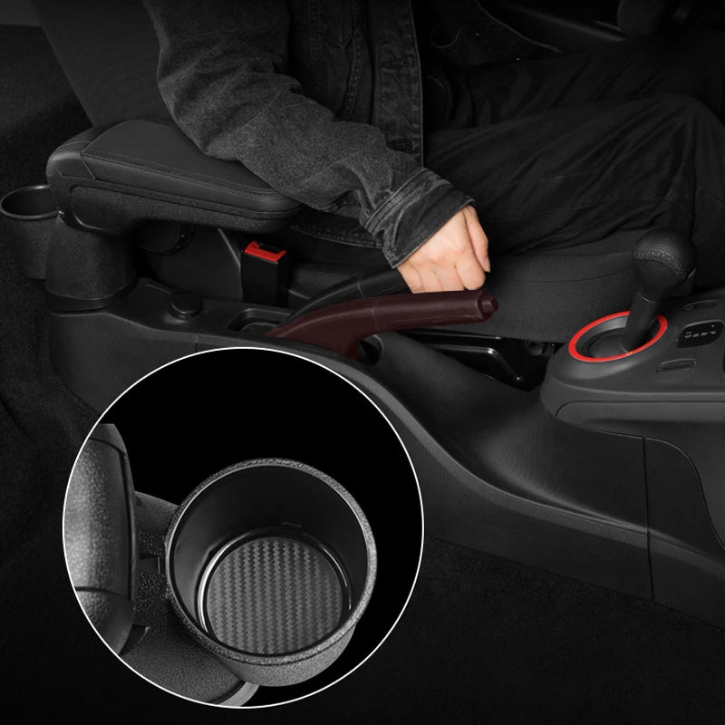 Car Central Control Armrest Storage Box For Mercedes New Smart 453 Fortwo Forfour Car Accessories Interior Stowing Tidying