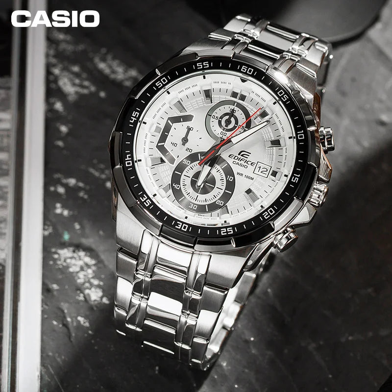Casio EFR 539D 539L Multi functional Waterproof MEN S Watch Heart of Darkness Mechanical Large Dial Cool Stopwatch Date