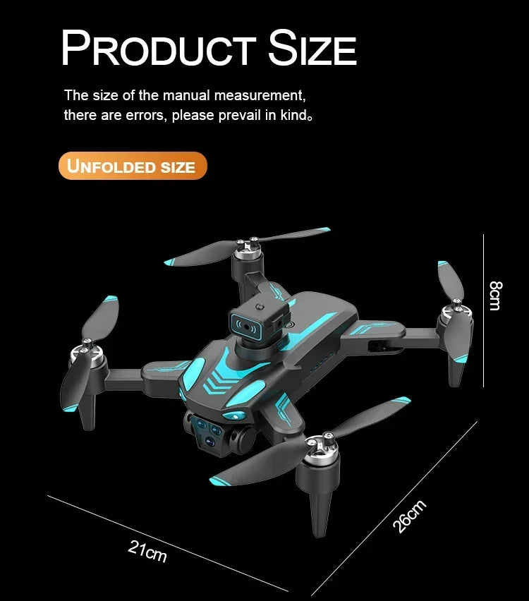 2024 Monster M20 Drone 8K Professional HD Camera No GPS Foldable Quadcopter Obstacle Avoidance Brushless RC Dron Toys Gifts