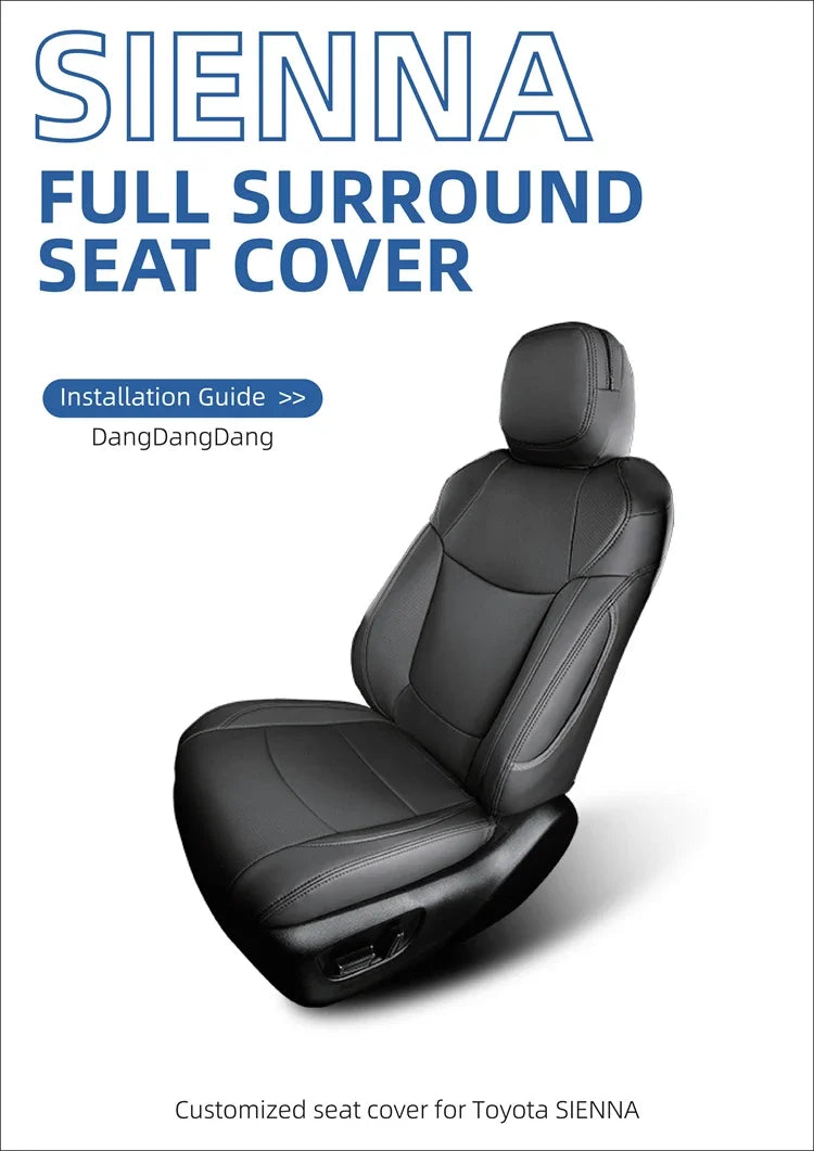 Suitable for Toyota Sienna 2021 2022 2023 2024 car seat covers skin full set truck cover Platinum LE XLE XSE Woodland 7/8 seat