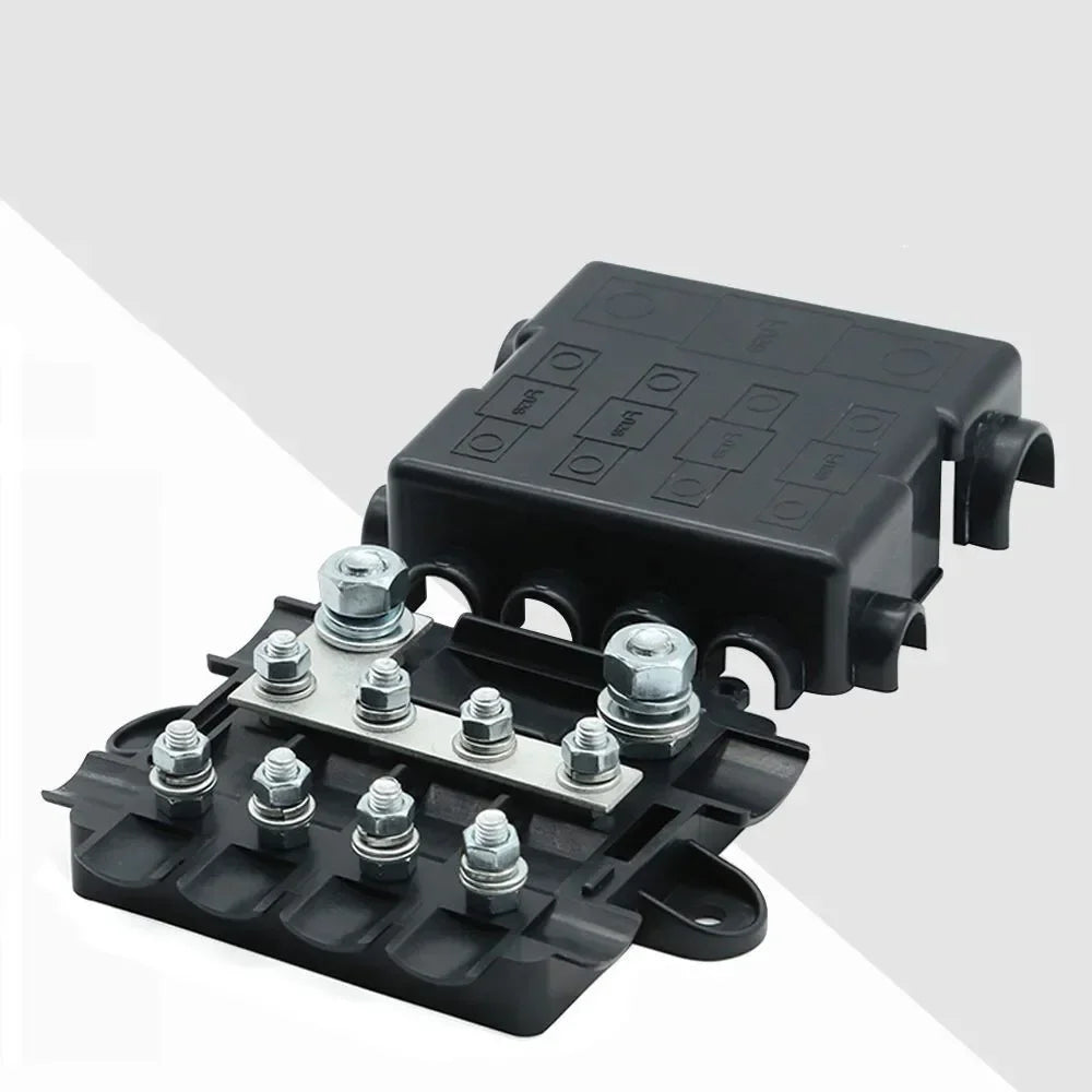 5ways Fuse Box with Bus Bar HEAVY DUTY Power Distribution Fuse Box Blo ...