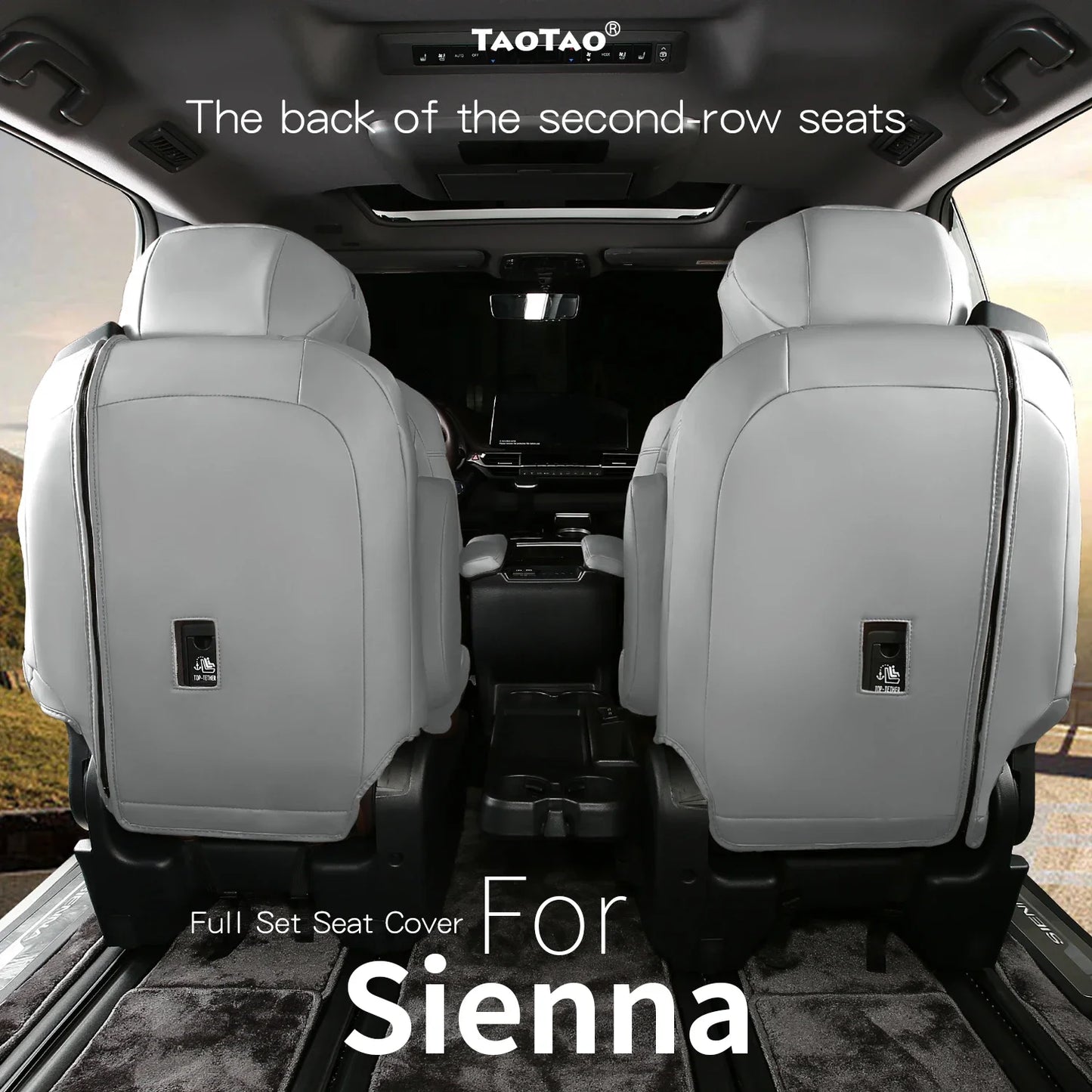 Suitable for Toyota Sienna 2021 2022 2023 2024 car seat covers skin full set truck cover Platinum LE XLE XSE Woodland 7/8 seat