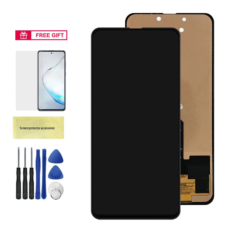 AMOLED For Xiaomi Mi Mix 3 LCD Display Touch Screen Digitizer with Frame 6.39" For Xiaomi Mix3 5G  M1810E5A Screen Replacement