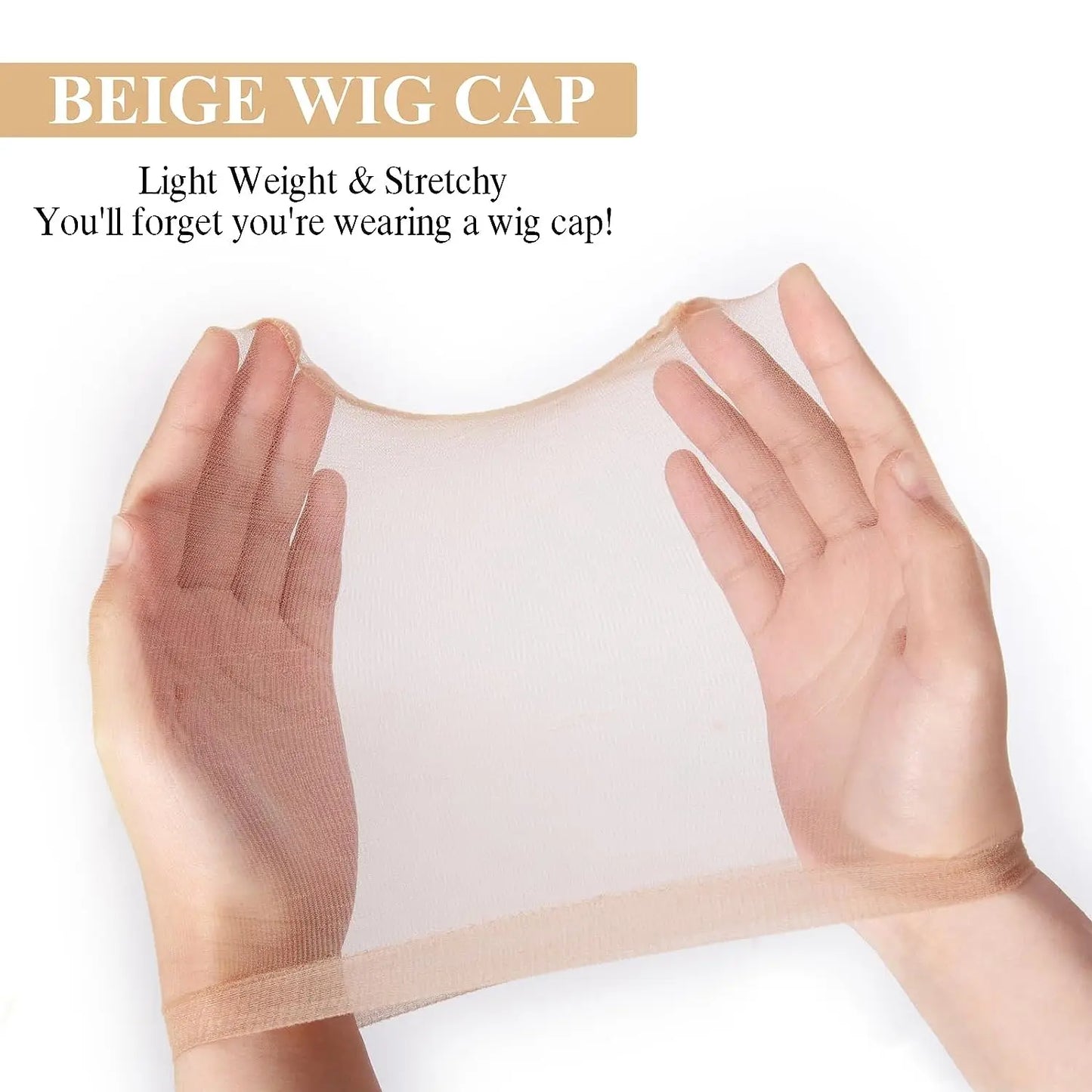 Wholesale Cheap 1/5/10 Pack Invisible HD Wig Cap For Lace Front Wig Transparent Wig Cap for Wig Stocking Wig Caps For Women