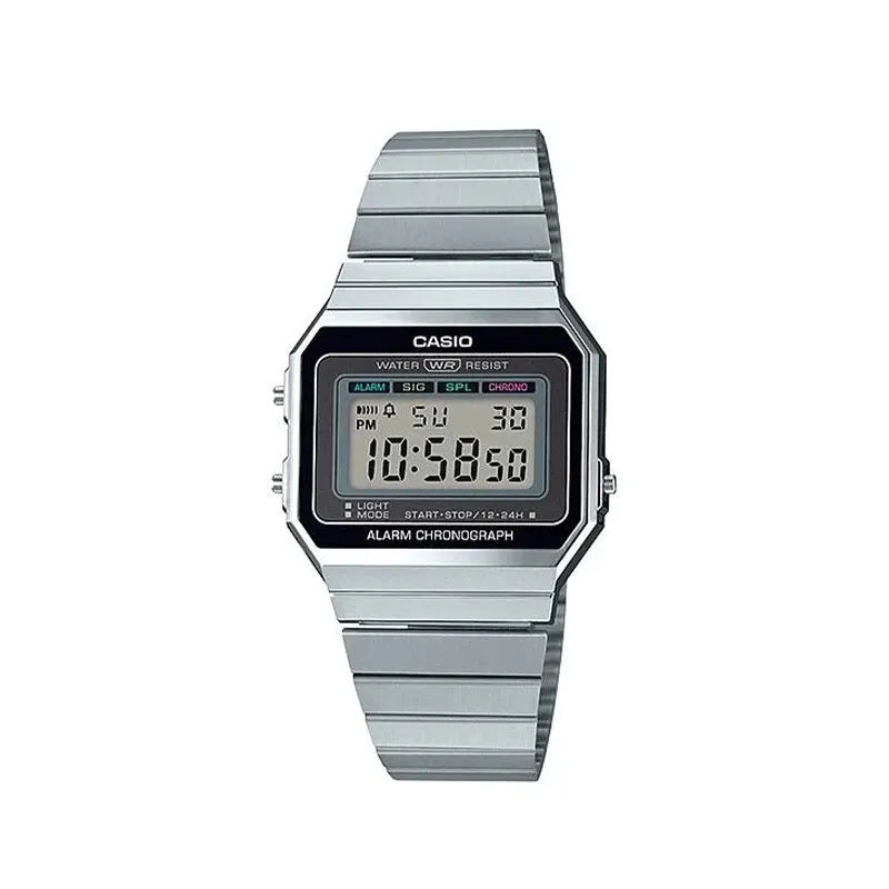 Men's digital stainless steel watches hotsell