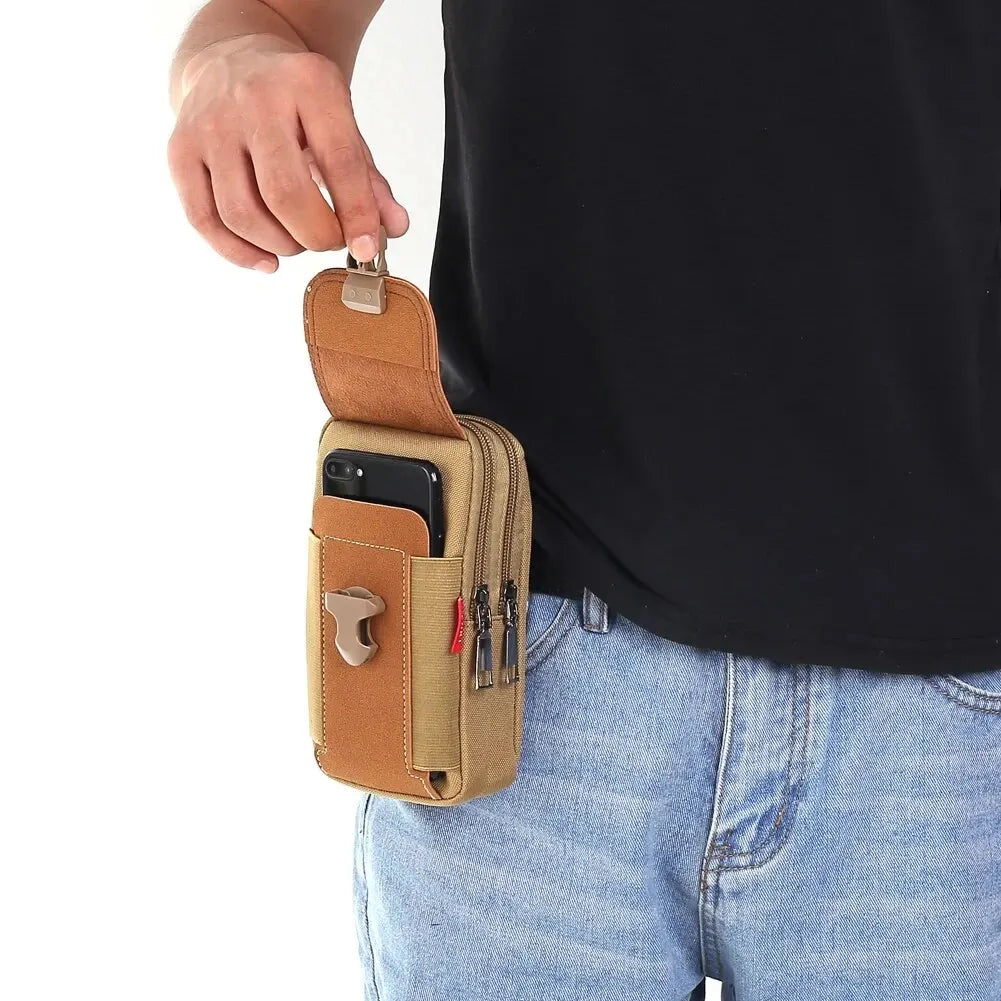 Men belt pouch sales