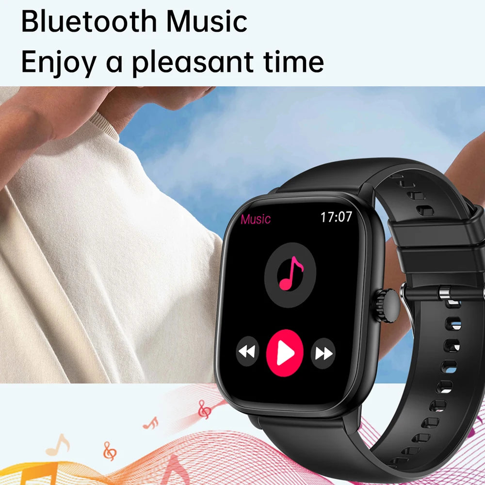 Fitness watch bluetooth music sale