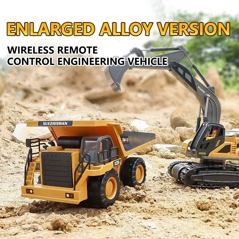 Intelligent remote control excavator dump truck 2.4Gremote control eng NairoMarket