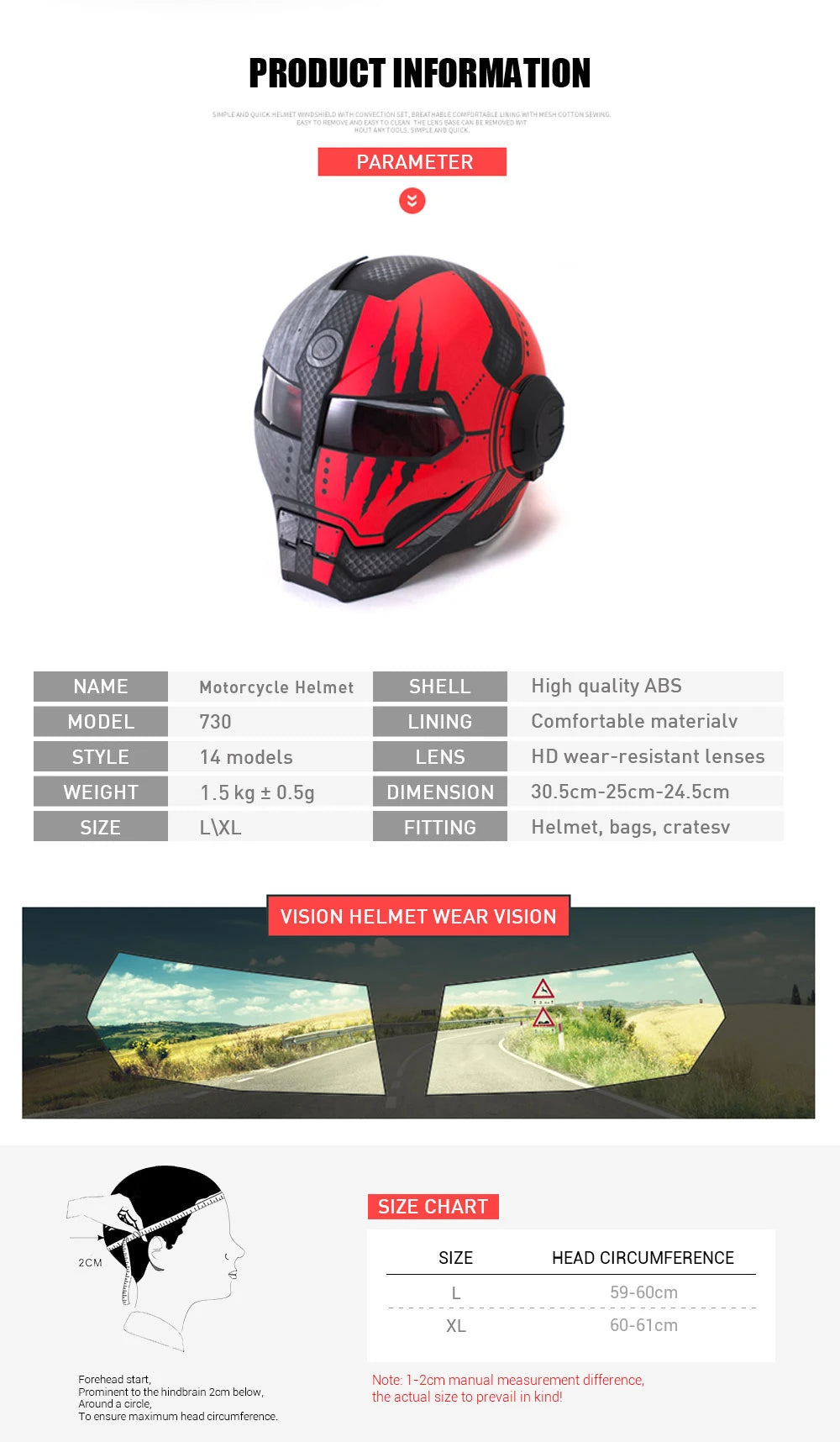 Flip up Motorcycle Helmet Ironman Verspa Street Full Face Casco Moto Cruiser Chopper Cafe Racer Capacetes
