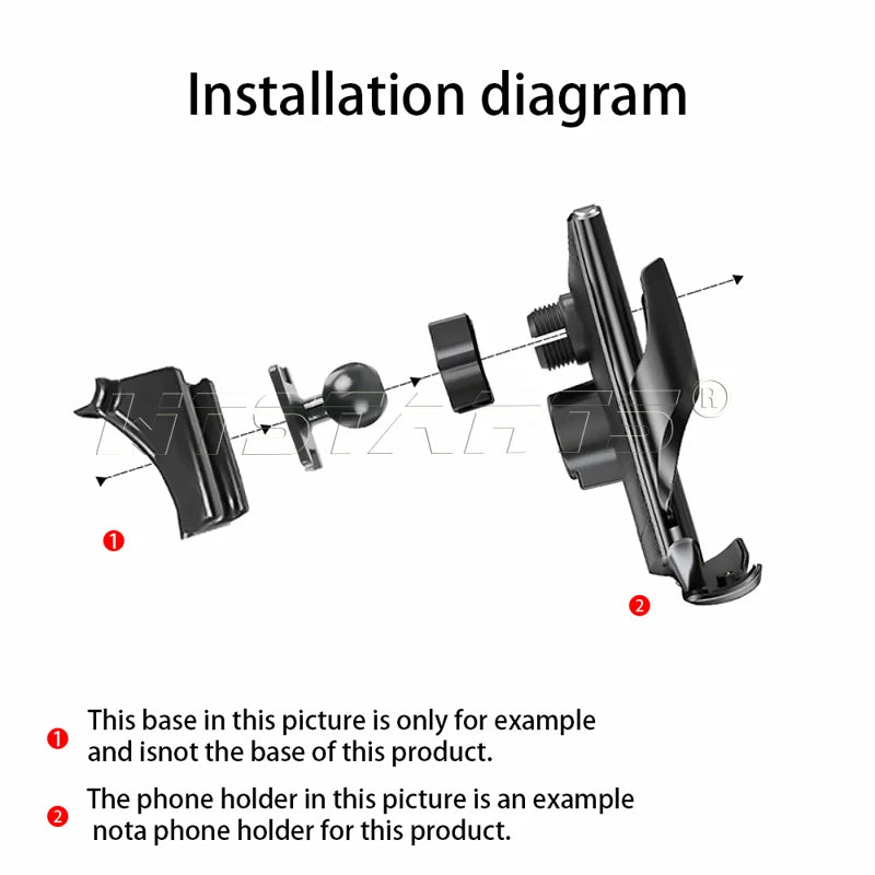 Car Mobile Phone Holder For Lexus RX300 RX350 RX450H 2009-2022  360 Degree Rotating GPS Special Mount Support BracketAccessories