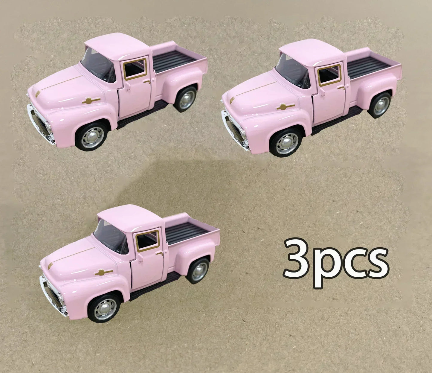10pcs Hot Vintage Car Red Truck Toy Vintage Car Alloy Pickup Truck Children's Toy Christmas Birthday Christmas Gift New