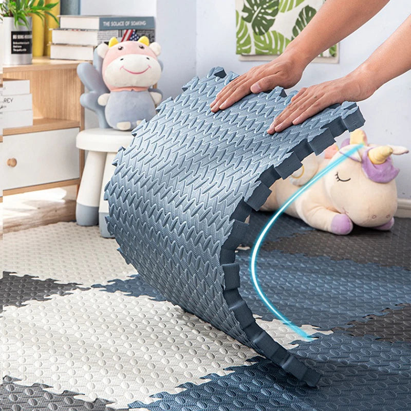 16pcs EVA Foam Rug Floor Mat For Children Thick Baby Play Mat Carpet Puzzle Mats Children Room Activities Mat For Montage 30x30c