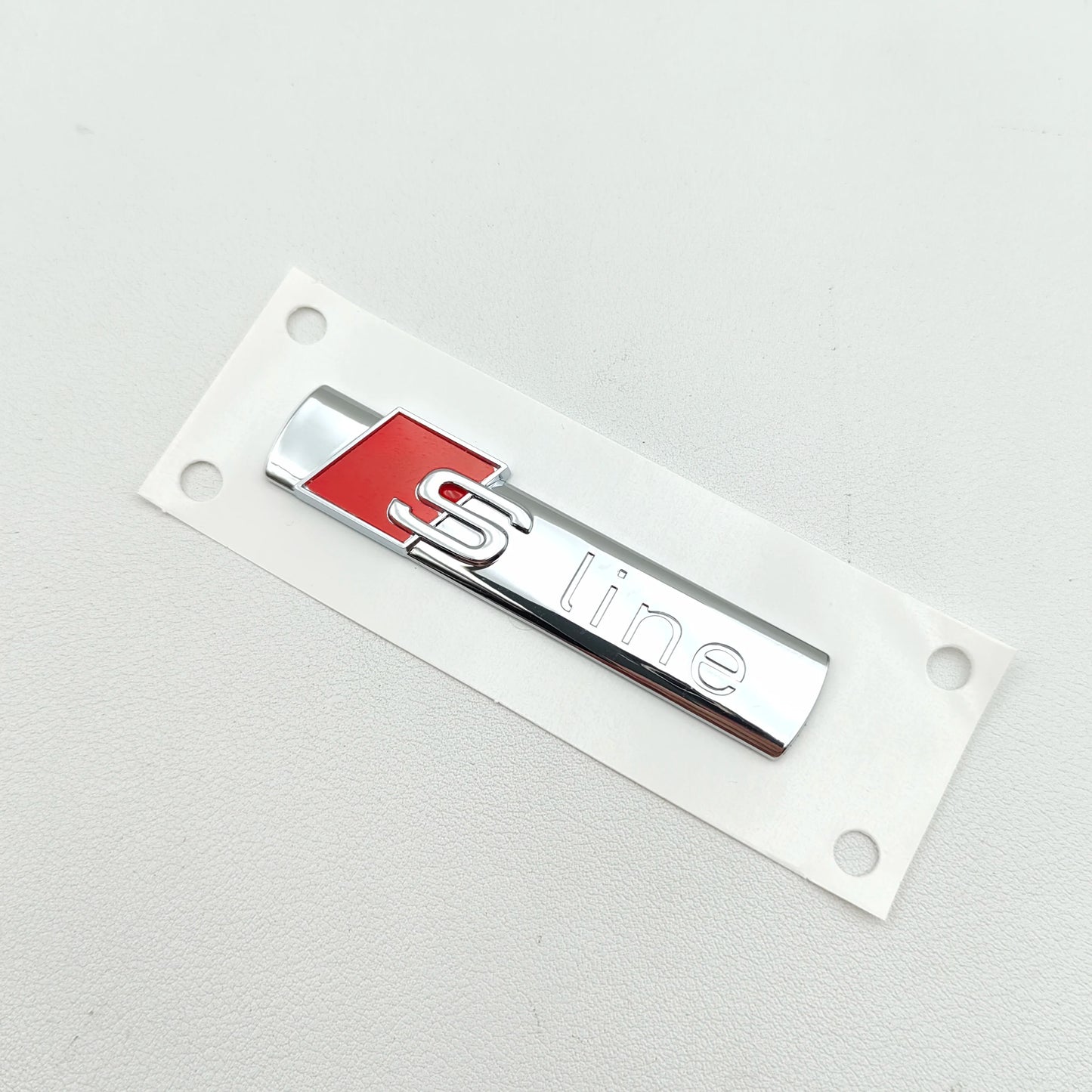3D ABS Sline Logo S Line Emblem Car Fender Badge For Audi A1 A2 A3 A4 A5 A6 A7 Q2 Q3 Q5 Q7 Q8 S3 S4 S5 S6 S7 TT S Line Sticker