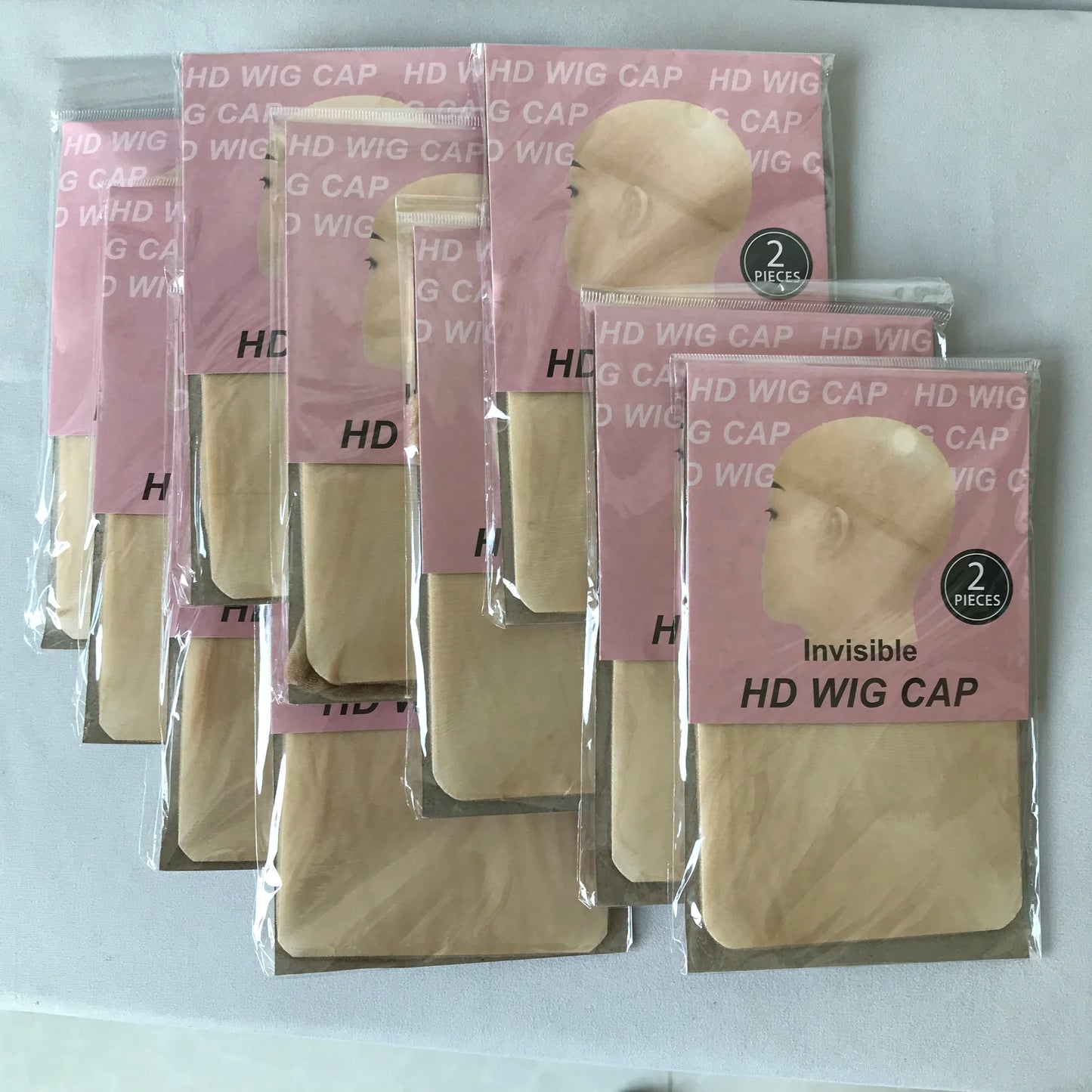 Wholesale Cheap 1/5/10 Pack Invisible HD Wig Cap For Lace Front Wig Transparent Wig Cap for Wig Stocking Wig Caps For Women