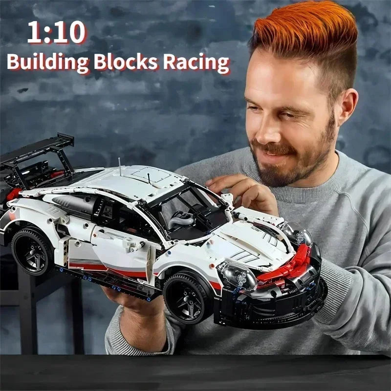 New 1580pcs Classic Racing Car Building Block Toy Education DIY Racing Block Christmas Gift Children's Puzzle Toy Game
