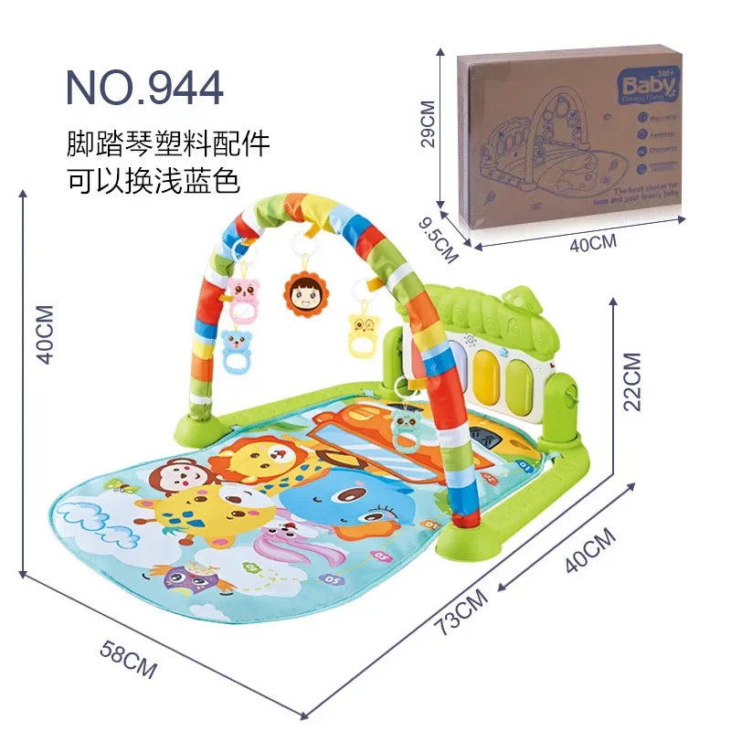 New Selling Baby Toys Music Pedal Piano 0-1 Year Old Newborn Piano Game Pad Christmas Gift Mother and Child Supplies
