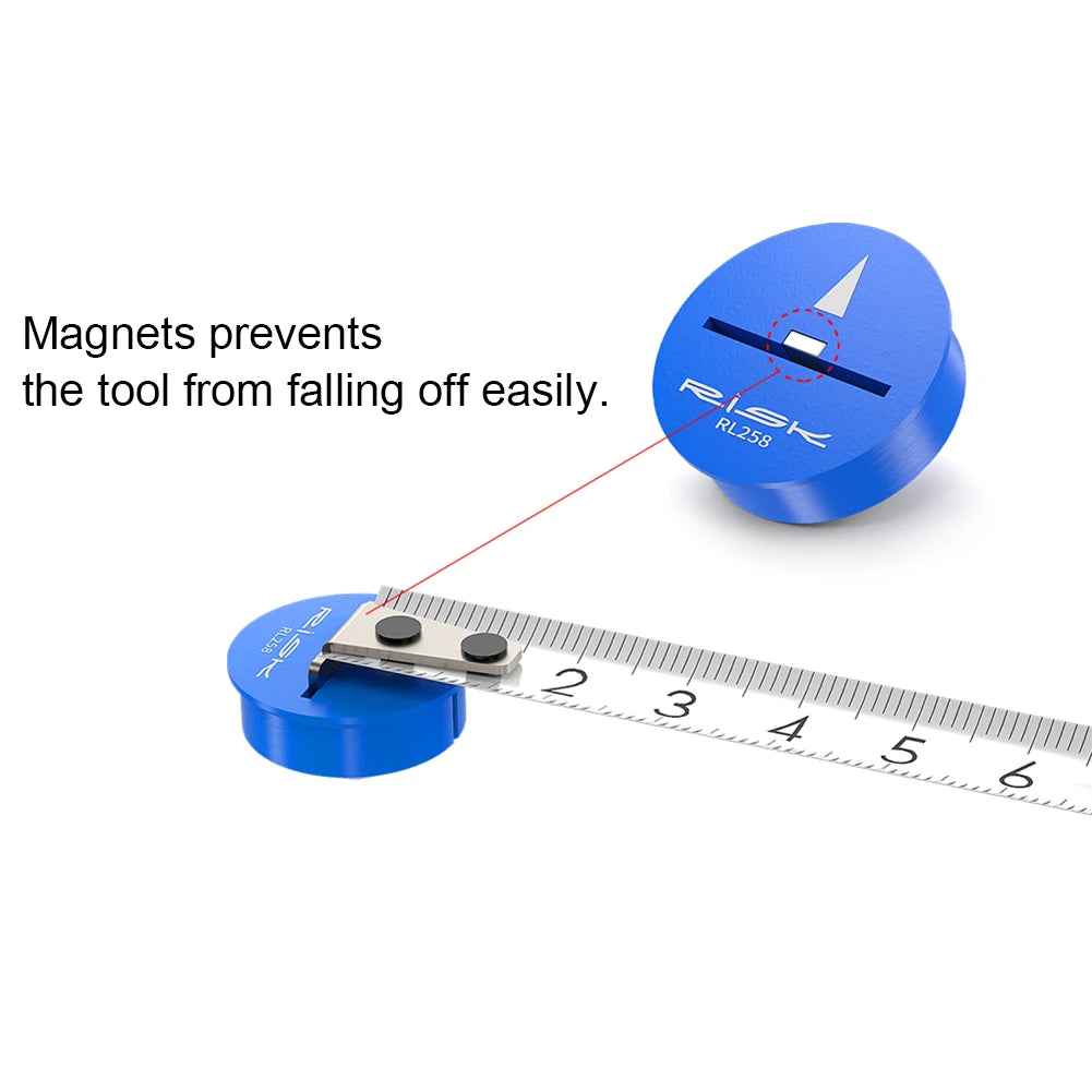 Bike Seat Height Measuring Tool RISK Bicycle Bike Seat Cushion Height Measuring Tool Fitting Measurement Gauge Adjustment Tool