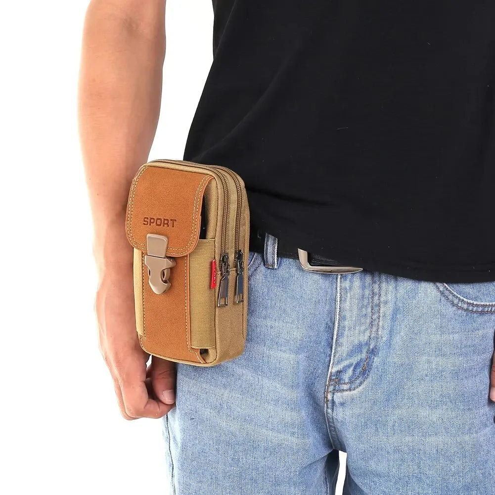 Man Belt Pouch Mobile Phone Bag for Men Phone Holster Bag Molle Waist NairoMarket