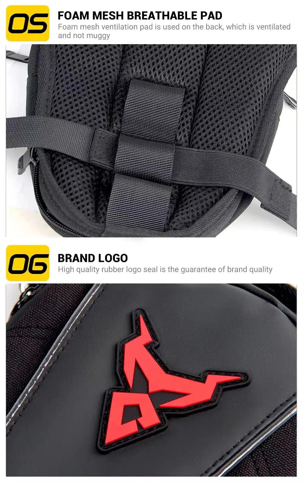 Motorcycle Drop Leg Side Bag Black Motorcycle Bag Hard Shell Outdoor Casual Waist Bag Motorbike Hip Bum Pack Bags