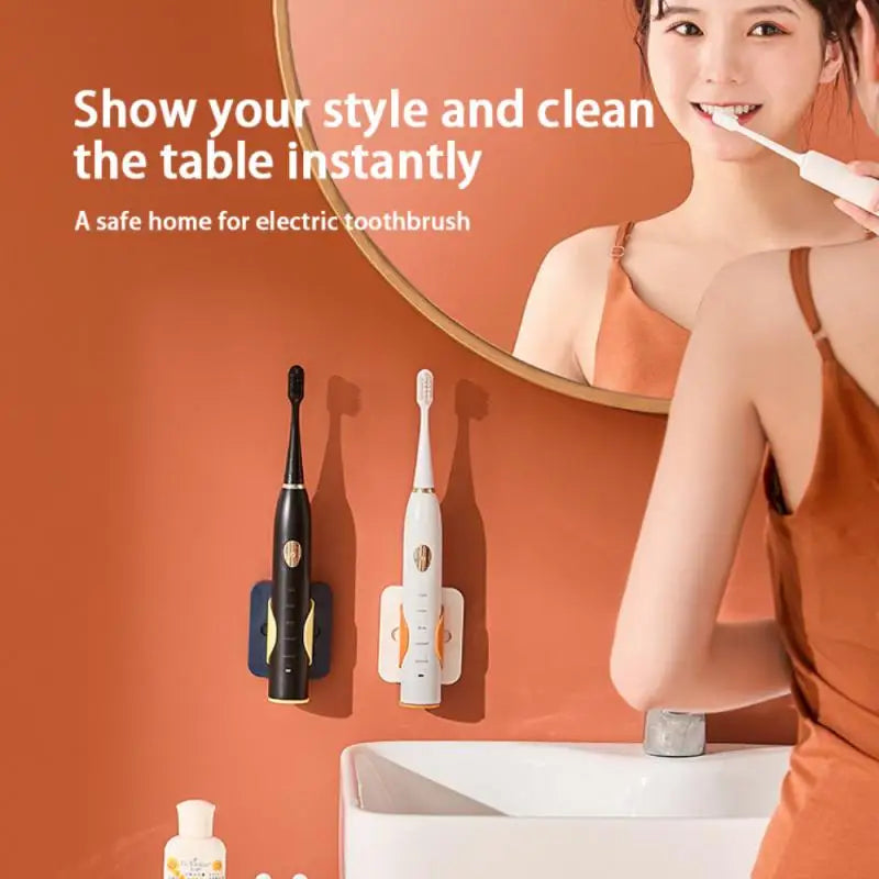1~10PCS Toothbrush Holder Wall-mounted Electric Toothbrush Storage Rack Gravity Induction Toilet Couples Rack Free Punching