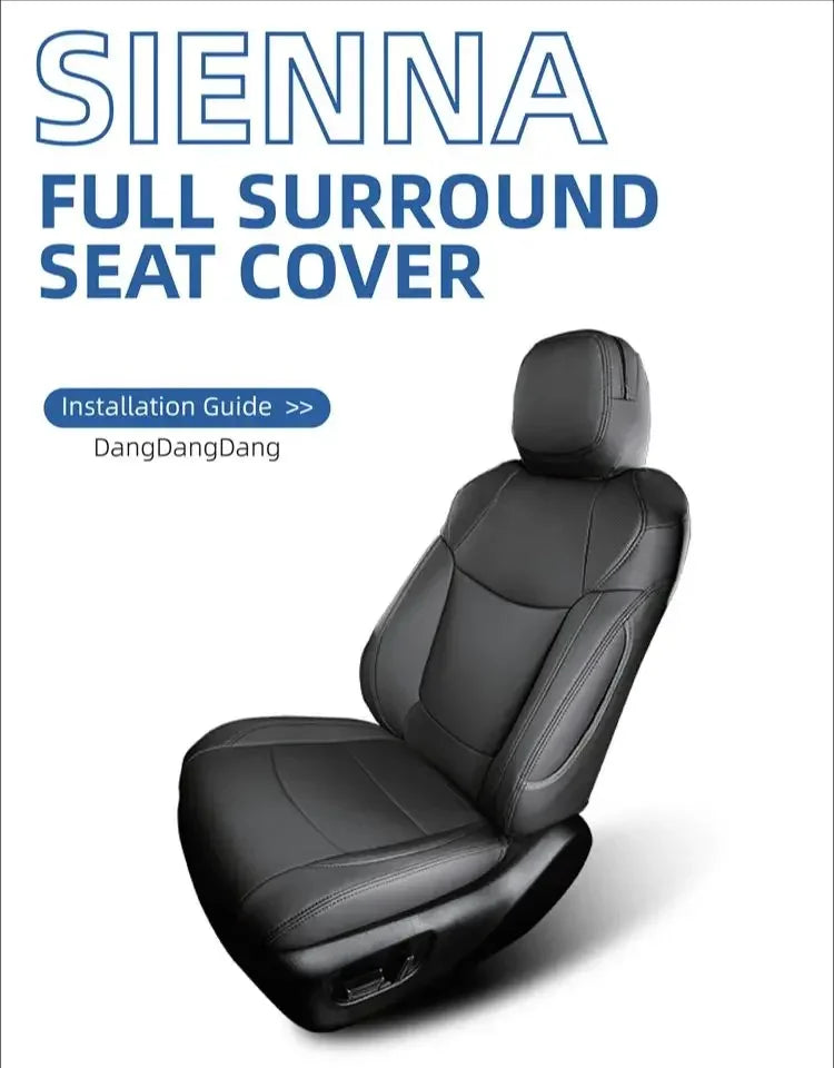 Suitable for Toyota Sienna 2021 2022 2023 2024 car seat covers skin full set truck cover Platinum LE XLE XSE Woodland 7/8 seat