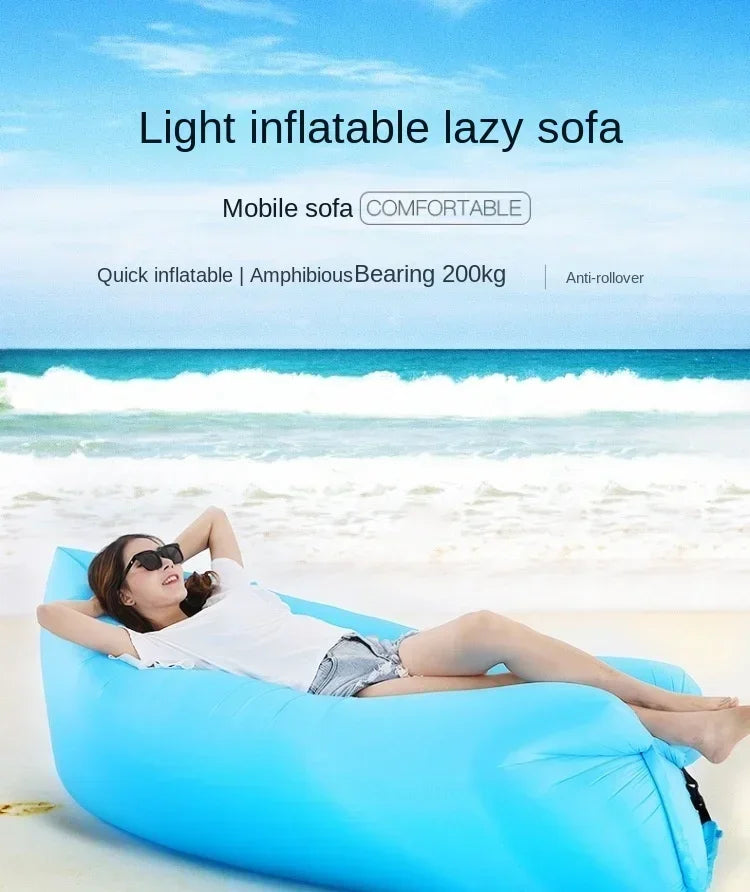 Outdoor fast inflatable sofa bag best sale