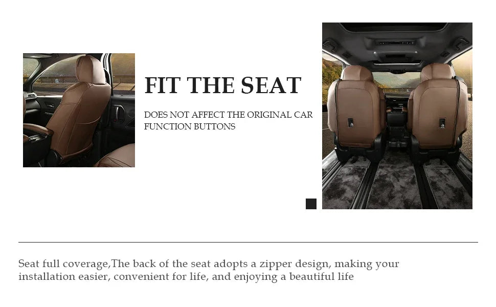 Suitable for Toyota Sienna 2021 2022 2023 2024 car seat covers skin full set truck cover Platinum LE XLE XSE Woodland 7/8 seat