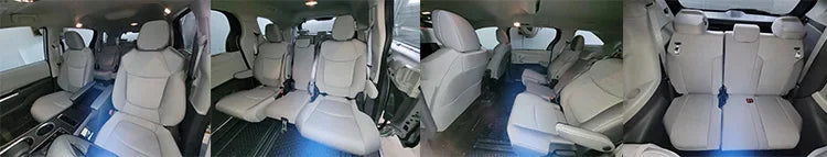 Suitable for Toyota Sienna 2021 2022 2023 2024 car seat covers skin full set truck cover Platinum LE XLE XSE Woodland 7/8 seat