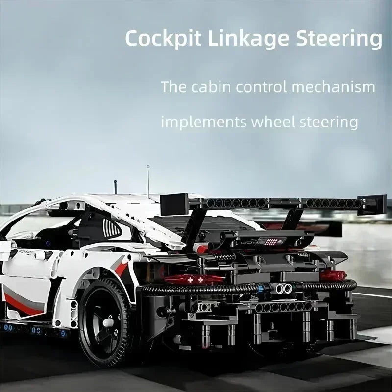 New 1580pcs Classic Racing Car Building Block Toy Education DIY Racing Block Christmas Gift Children's Puzzle Toy Game