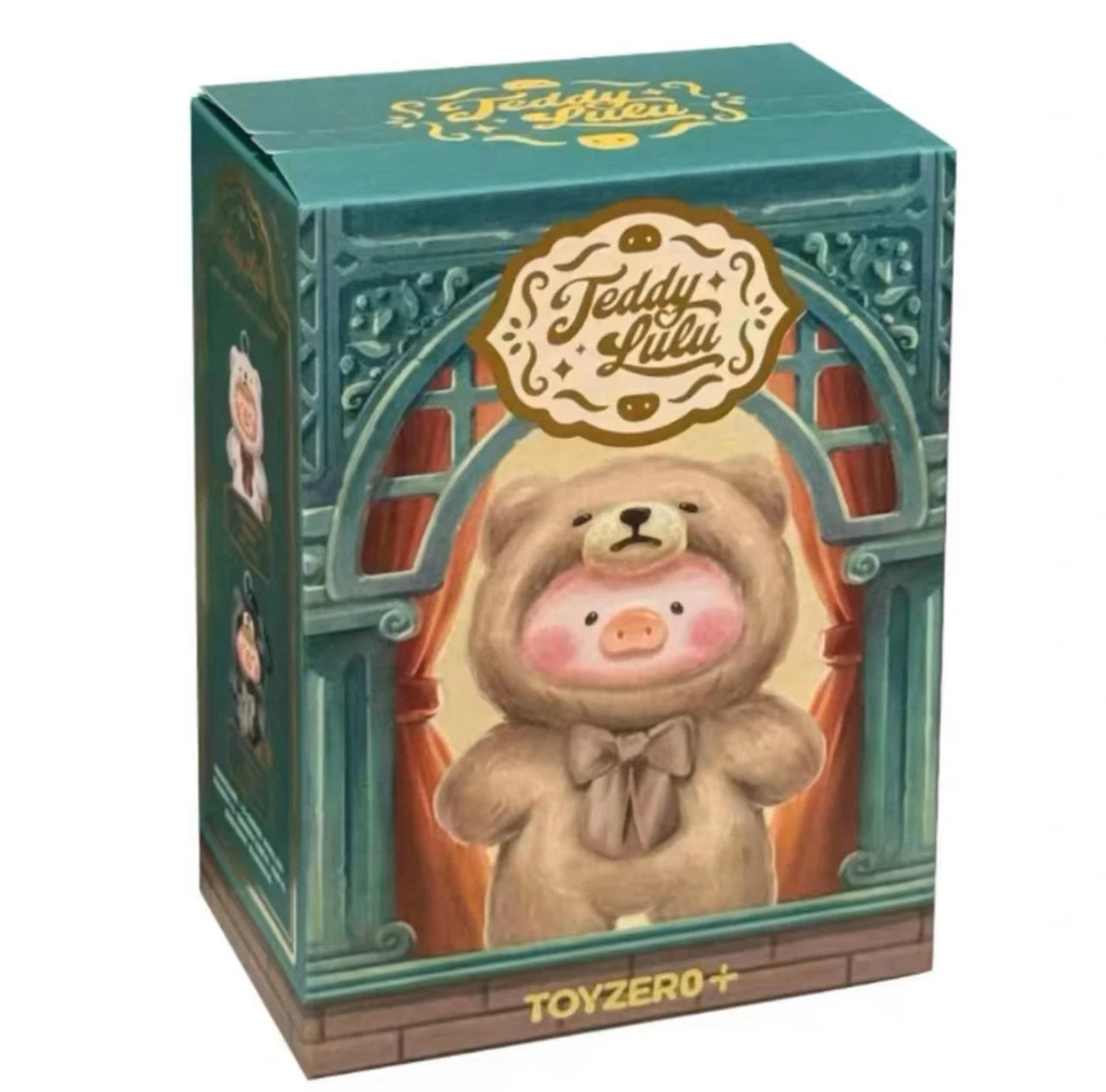 Toyzero  teddy Canned Pig Lulu Pig Blind Box Retro Teddy Toy Vinyl Plush Doll Pendant Doll School bag pendant Festival gifts