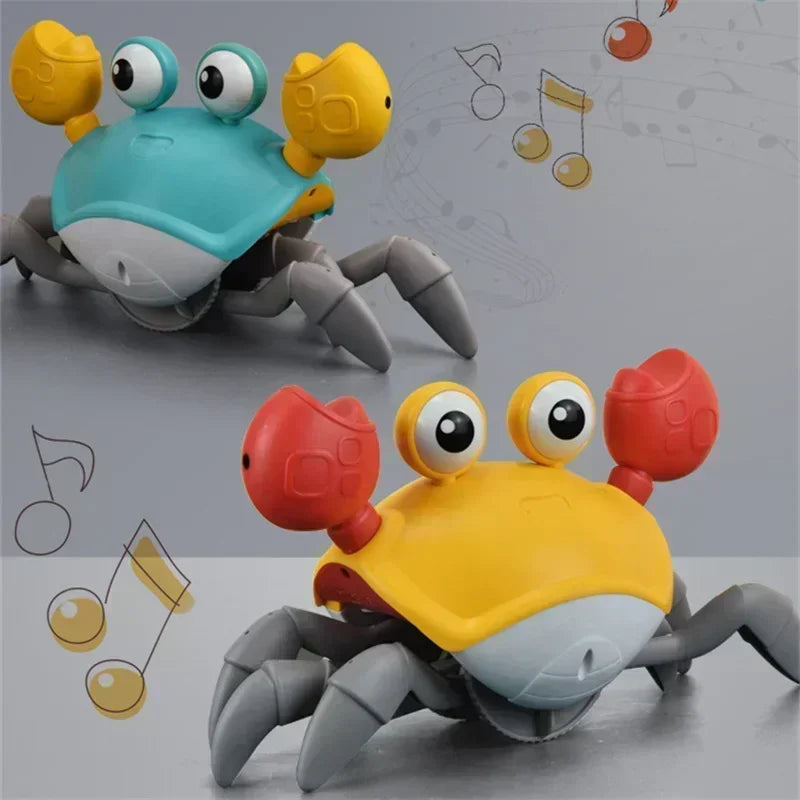 Escape Induction Crab Octopus Crawling Toy Baby Electronic Pets Musical Toys Educational Toddler Moving Toy Kids Christmas Gift