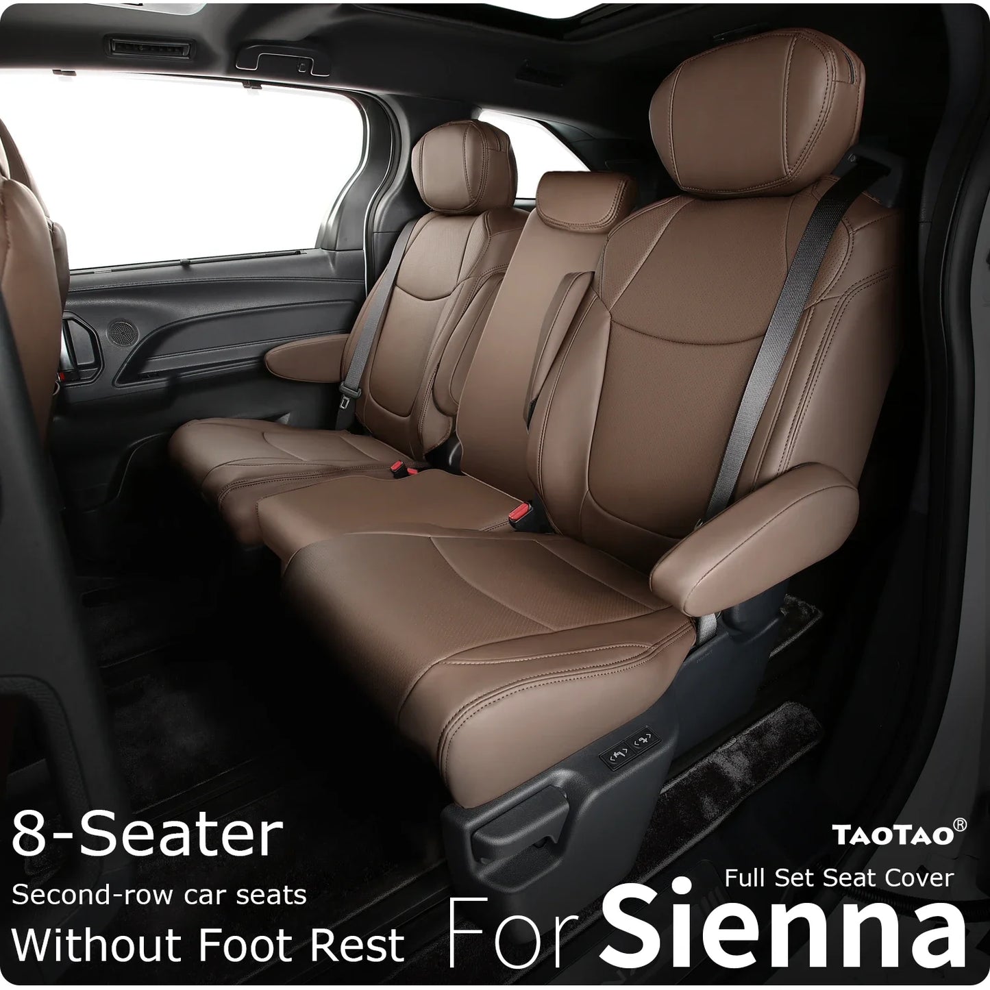 Suitable for Toyota Sienna 2021 2022 2023 2024 car seat covers skin full set truck cover Platinum LE XLE XSE Woodland 7/8 seat