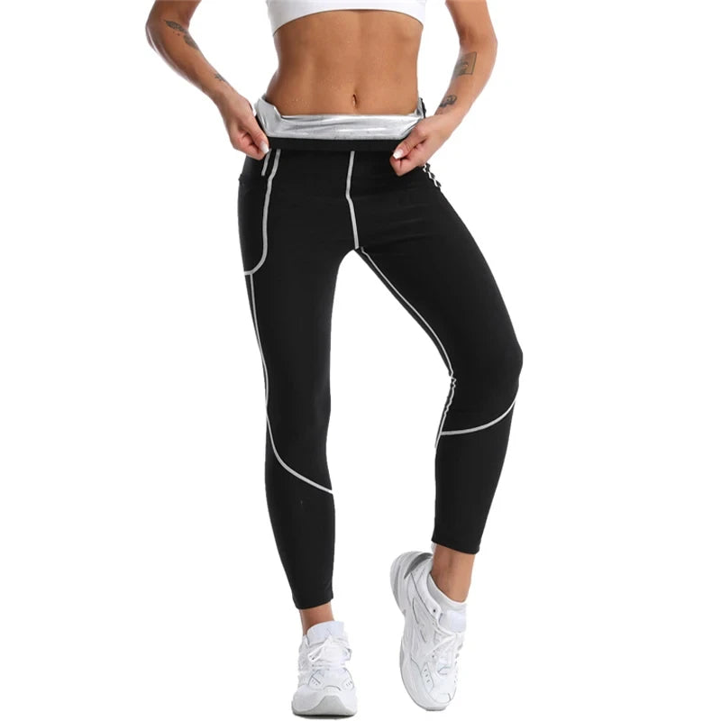 Sauna Set for Women Weight Loss Thermo Suit Hot Sweat Top Pants Fitnes NairoMarket