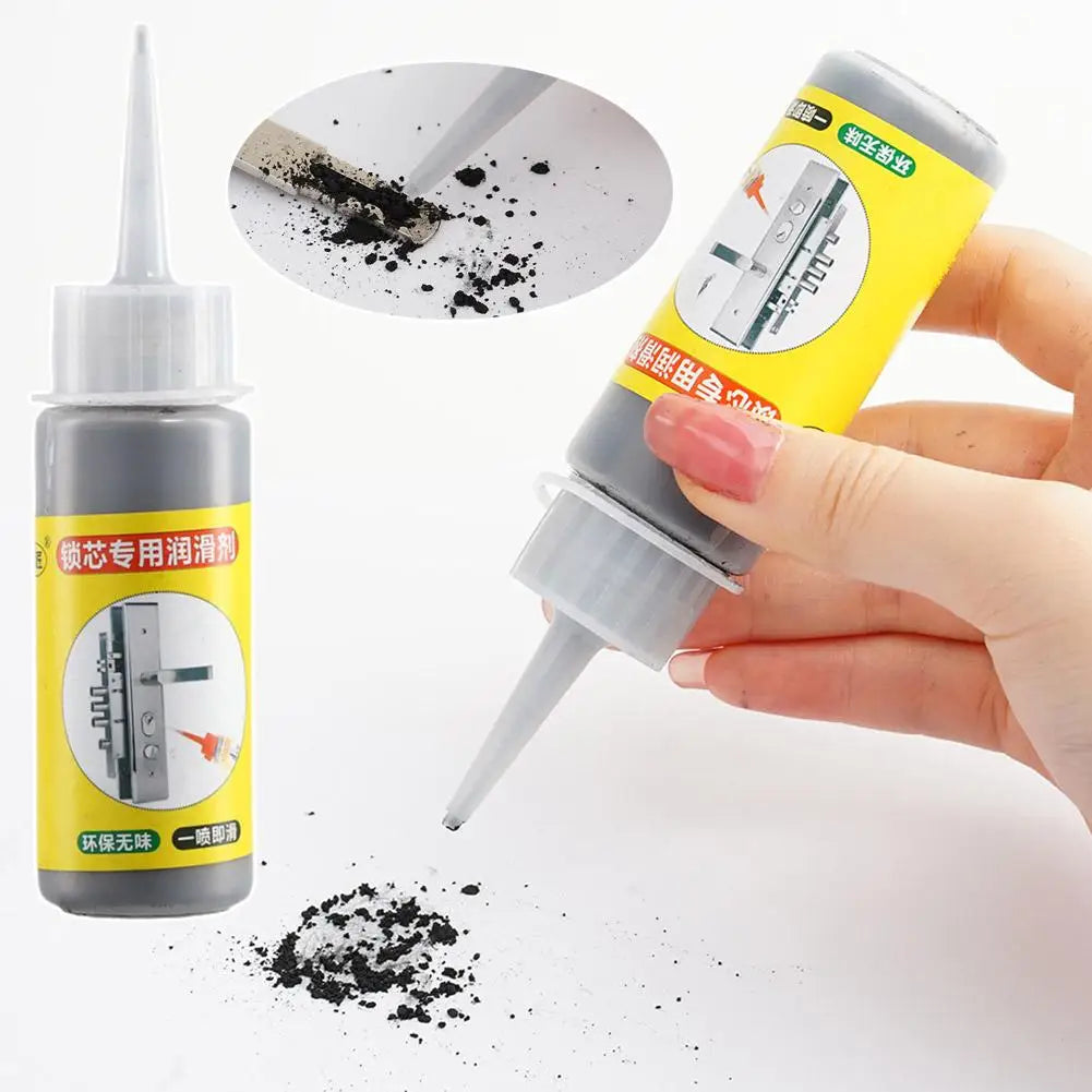60ml Graphite Powder Lubricant Natural Lock Core Keyhole Lubricant Pencil Powder For Window Keys Door Guide Hinge Lock