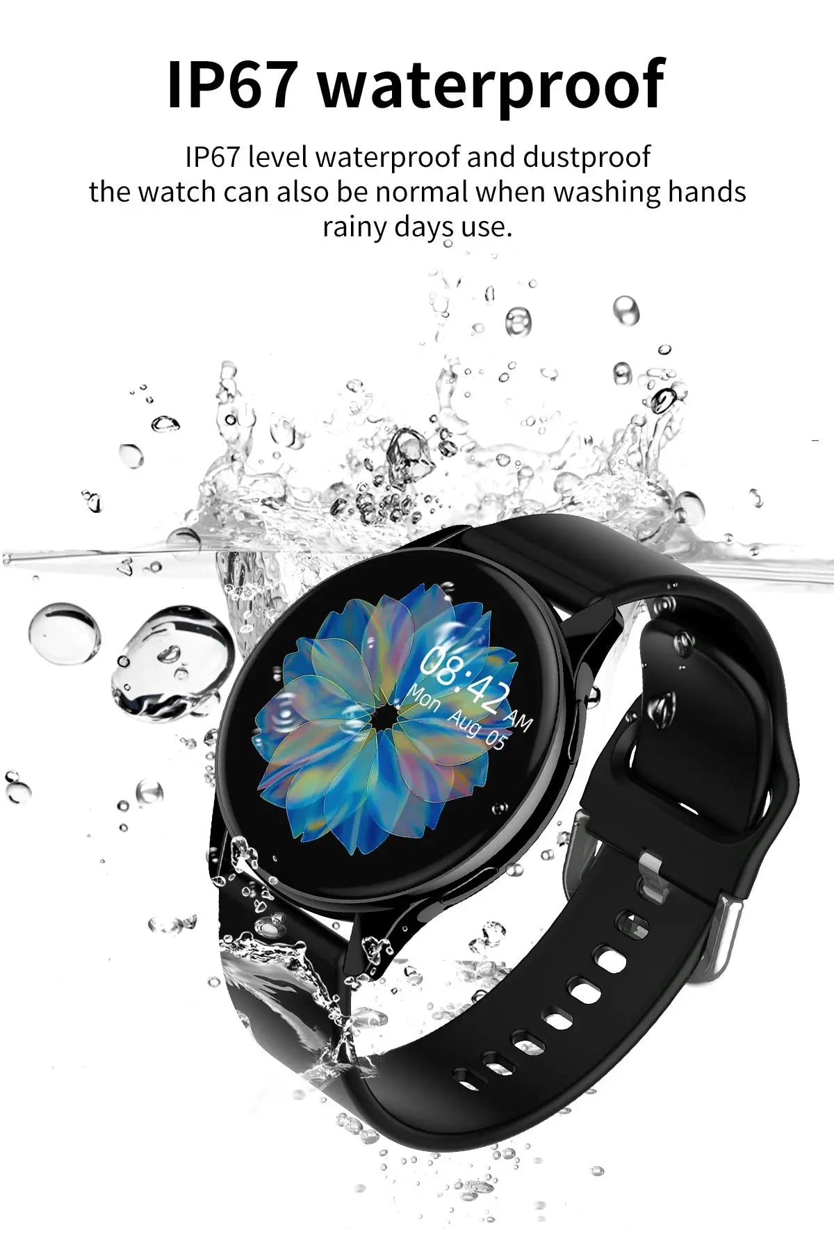 Newest Smart Watch 2024 Full Round Smartwatch Men Bluetooth Call Smart Watch Women Fitness Bracelet DIY Faces IOS Android Phone