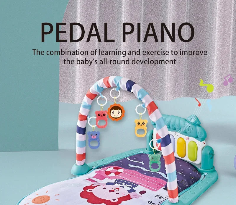 New Selling Baby Toys Music Pedal Piano 0-1 Year Old Newborn Piano Game Pad Christmas Gift Mother and Child Supplies