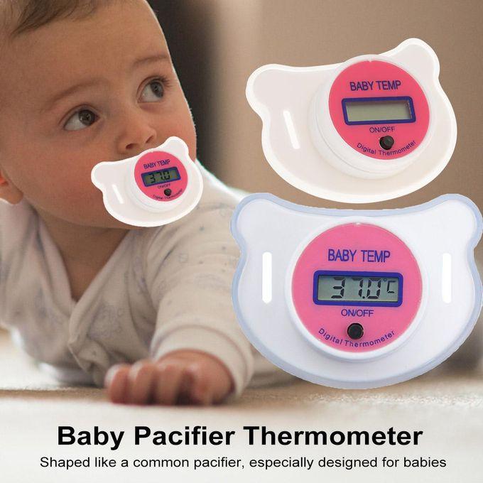 Baby Pacifier Thermometer LCD Digital Mouth Nipple Temperature ...